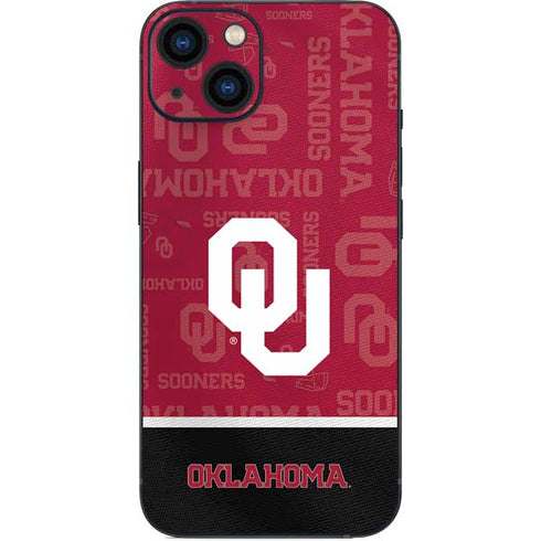 University of Oklahoma Split Jersey iPhone 14 Plus Skin
